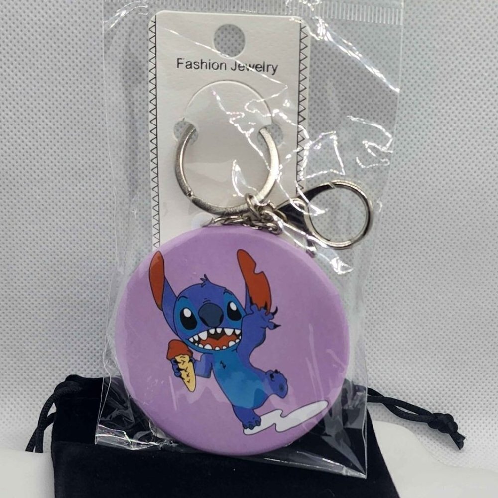 Brand New   one keychain - double mirror